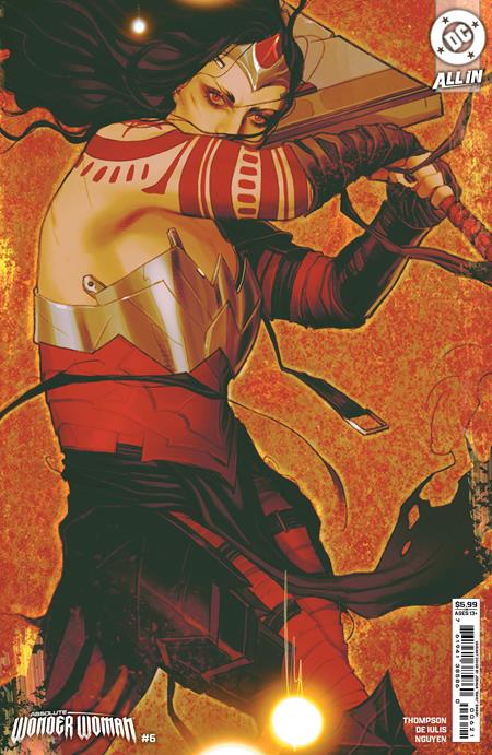 ABSOLUTE WONDER WOMAN #6 CVR D JOSHUA SWAY SWABY CARD STOCK VARIANT 2025 DC COMICS