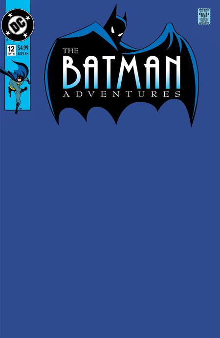 BATMAN ADVENTURES #12 FACSIMILE EDITION CVR C BLANK VARIANT 2025 DC COMICS