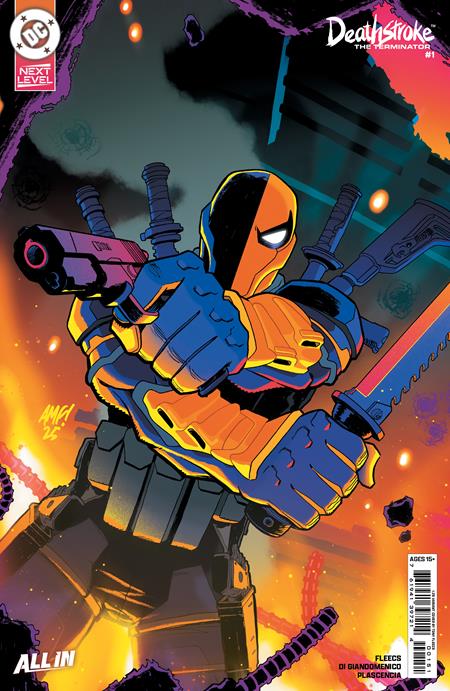 03/18/2026 DEATHSTROKE THE TERMINATOR #1 1:25 TONY FLEECS CARD STOCK VARIANT DC COMICS