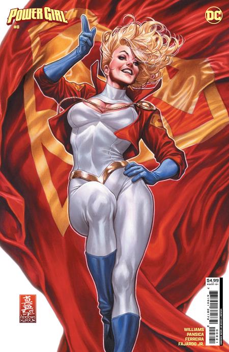 POWER GIRL #8 CVR B MARK BROOKS CARD STOCK VARIANT (HOUSE OF BRAINIAC) 2024 Power Girl DC COMICS