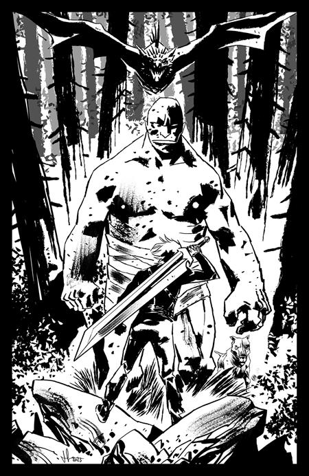 LOST FANTASY #1 1:15 LUCA CASALANGUIDA B&W VARIANT 2025 IMAGE COMICS