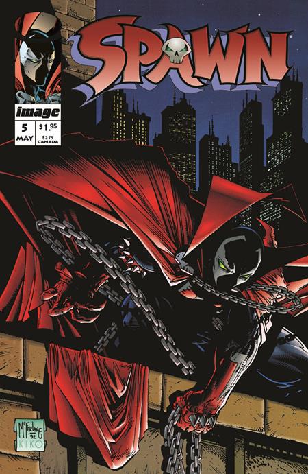 SPAWN THE CURSE OF SHERLEE JOHNSON #1 CVR E SPAWN #5 2025 REPRINT 1:10 UNLOCK VARIANT 2025 IMAGE COMICS