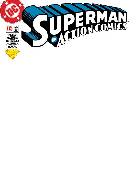 ACTION COMICS #775 FACSIMILE EDITION CVR D BLANK CARD STOCK VARIANT 2025 Action Comics DC COMICS