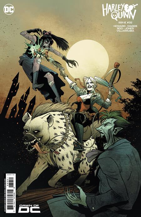 HARLEY QUINN #32 1:50 CORIN HOWELL CARD STOCK VARIANT 2023 Harley Quinn DC COMICS