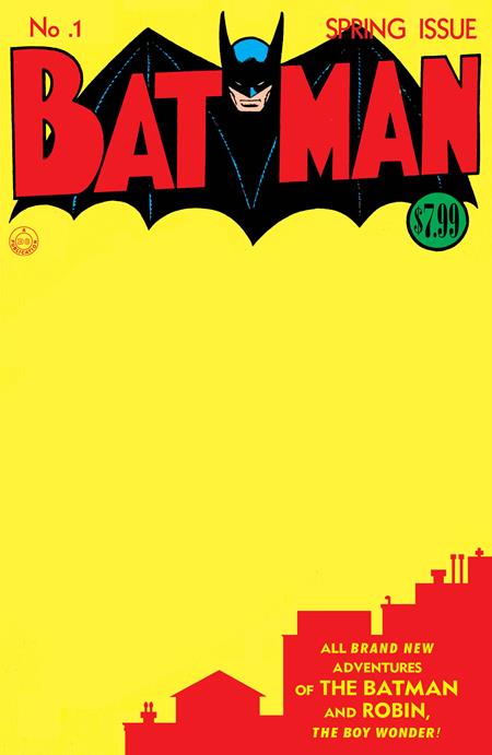 BATMAN #1 FACSIMILE EDITION CVR C BLANK VARIANT 2023 Batman DC COMICS