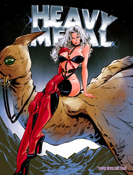 HEAVY METAL MAGAZINE #3 CVR D SVETA SHUBINA VARIANT (LTD 2000) 2025 Heavy Metal HEAVY METAL MAGAZINE