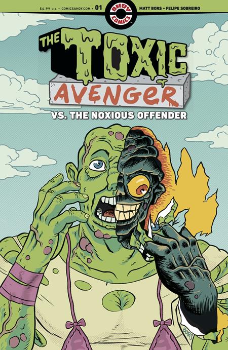 10/07/2026 TOXIC AVENGER VS THE NOXIOUS OFFENDER #1 (OF 5) CVR A MATT BORS (MR)