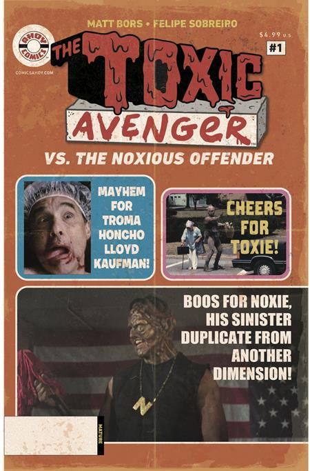10/07/2026 TOXIC AVENGER VS THE NOXIOUS OFFENDER #1 (OF 5) TROMA PHOTO WRASSLIN MAGAZINE 1:5 UNLOCK VARIANT (MR)