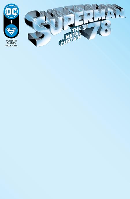 SUPERMAN 78 THE METAL CURTAIN #1 (OF 6) CVR D BLANK CARD STOCK VARIANT 2023 Superman DC COMICS