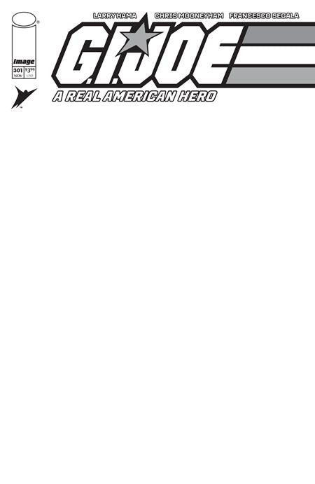 GI JOE A REAL AMERICAN HERO #301 CVR D BLANK SKETCH VARIANT 2023 GI Joe IMAGE COMICS
