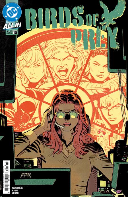 BIRDS OF PREY #15 CVR A LEONARDO ROMERO 2024 Birds of Prey DC COMICS