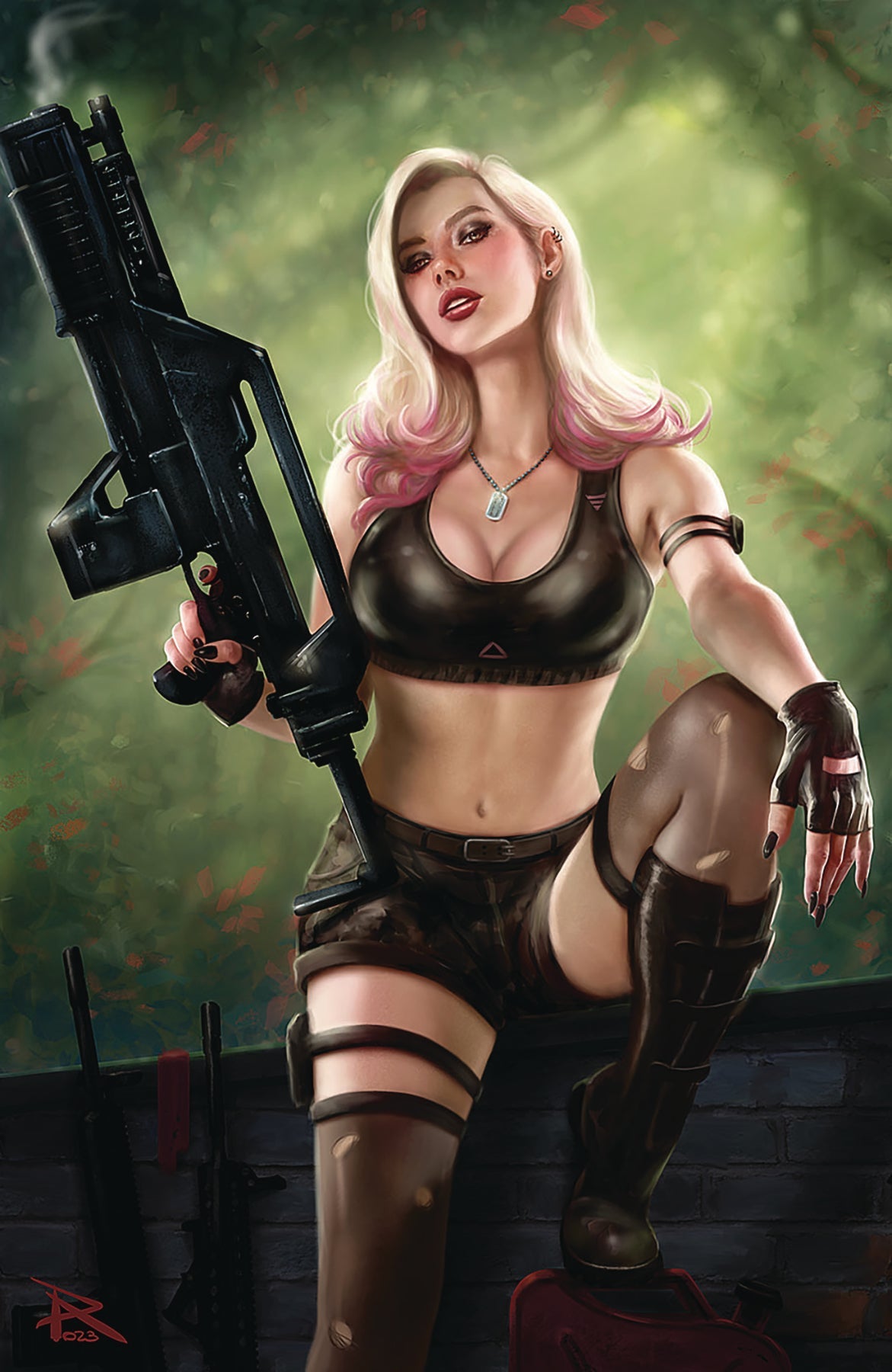 POOH VS BAMBI #1 (OF 3) 1:20 FOC ABBONDANZA VIRGIN VARIANT 2024 ZENESCOPE ENTERTAINMENT INC