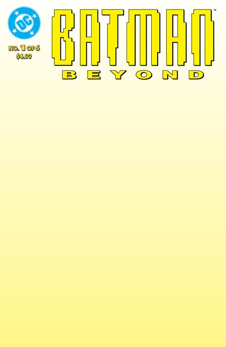 BATMAN BEYOND #1 FACSIMILE EDITION CVR B BLANK CARD STOCK VARIANT 2024 Batman Beyond DC COMICS