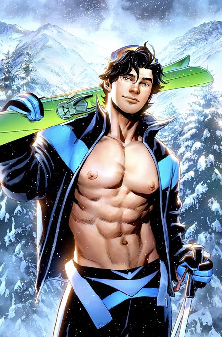 01/21/2026 NIGHTWING #134 CVR E TRAVIS MOORE SWEATER WEATHER CARD STOCK VARIANT Nightwing DC COMICS