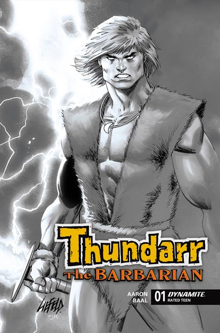 THUNDARR THE BARBARIAN #1 1:15 ROB LIEFELD LINE ART VARIANT 2026 Thundarr DYNAMITE ENTERTAINMENT