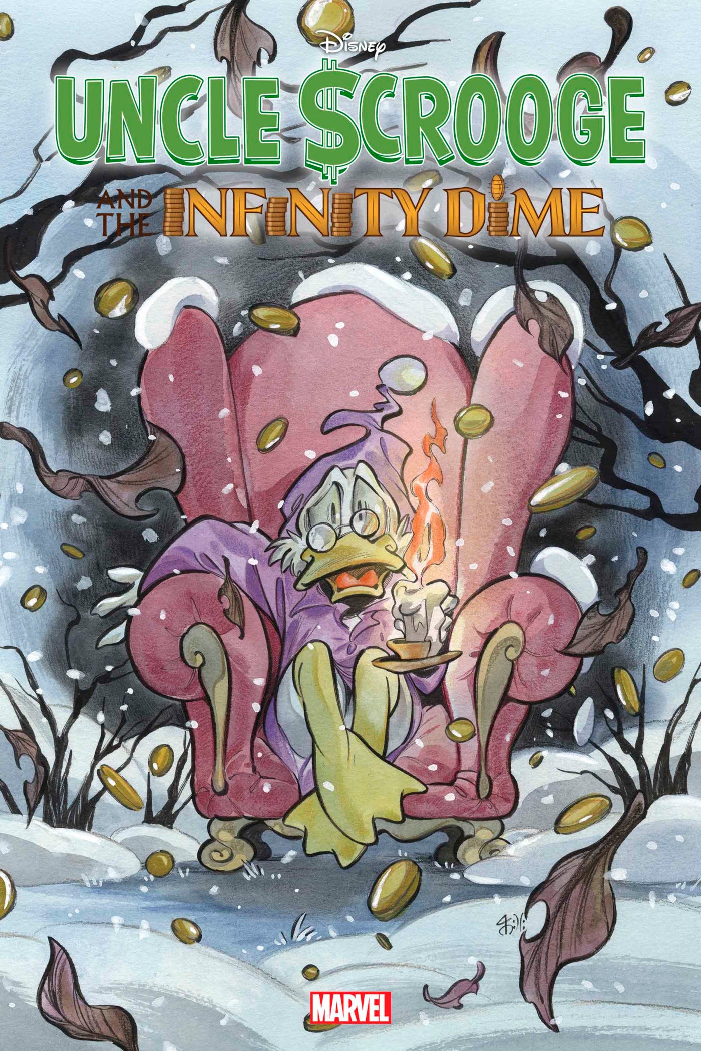 UNCLE SCROOGE INFINITY DIME #1 PEACH MOMOKO VARIANT 2024 Disney MARVEL PRH