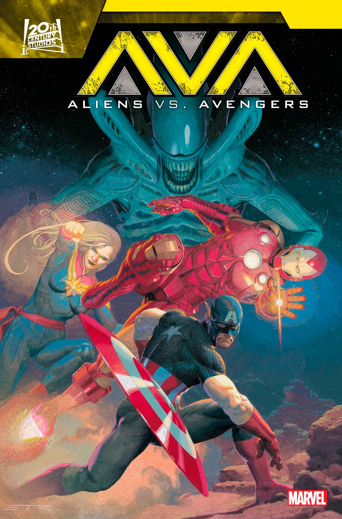 ALIENS VS AVENGERS #1 2024 Alien MARVEL COMICS