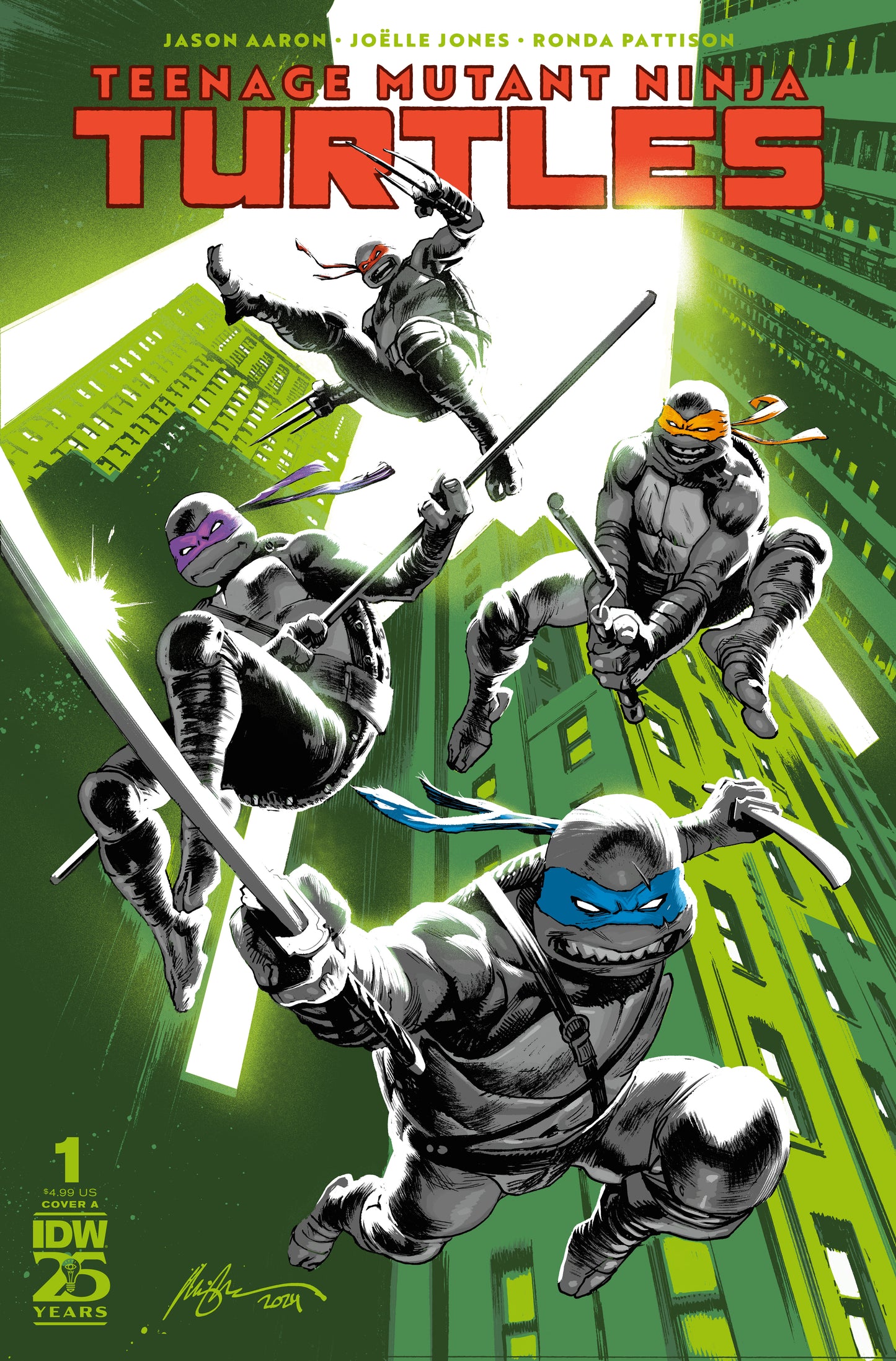 TEENAGE MUTANT NINJA TURTLES 2024 #1 CVR A ALBUQUERQUE 2024 IDW-PRH