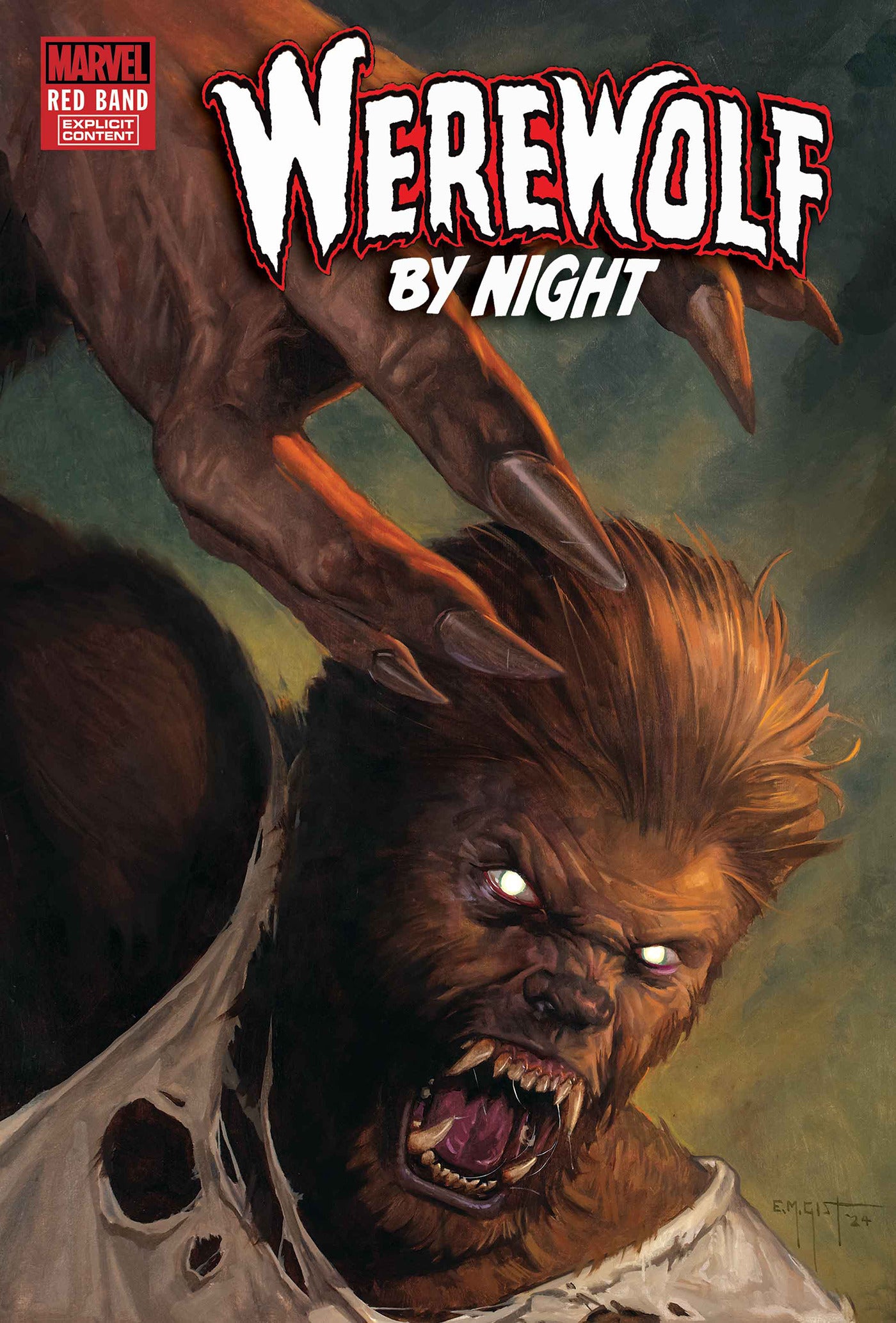 WEREWOLF BY NIGHT RED BAND #1 2024 Werewolf by Night MARVEL COMICS