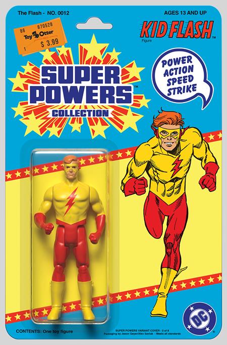 FLASH #12 CVR D JASON GEYER & ALEX SAVIUK DC SUPER POWERS CARD STOCK VARIANT 2024 Flash DC COMICS