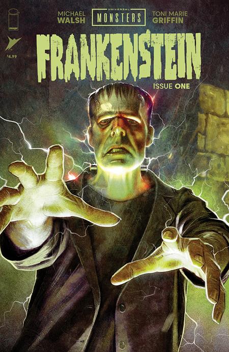 UNIVERSAL MONSTERS FRANKENSTEIN #1 (OF 4) CVR B MIDDLETON VARIANT 2024 Universal Monsters IMAGE COMICS