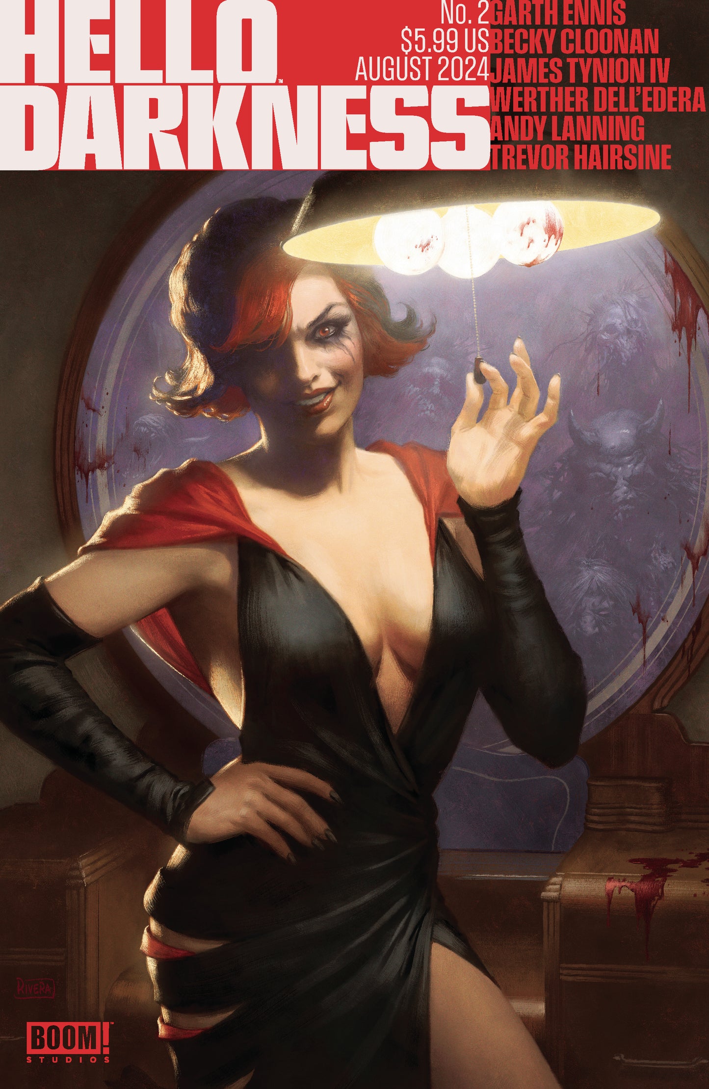 HELLO DARKNESS #2 CVR A RIVERA (MR) 2024 BOOM! STUDIOS