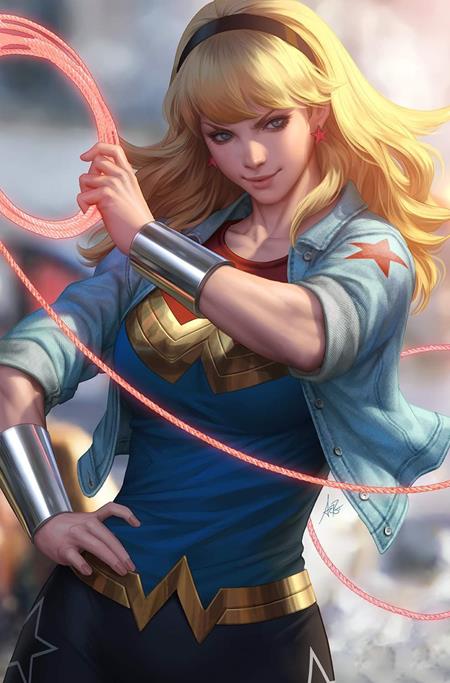 WONDER WOMAN #13 CVR C STANLEY ARTGERM LAU CARD STOCK VARIANT (ABSOLUTE POWER) 2024 Wonder Woman DC COMICS