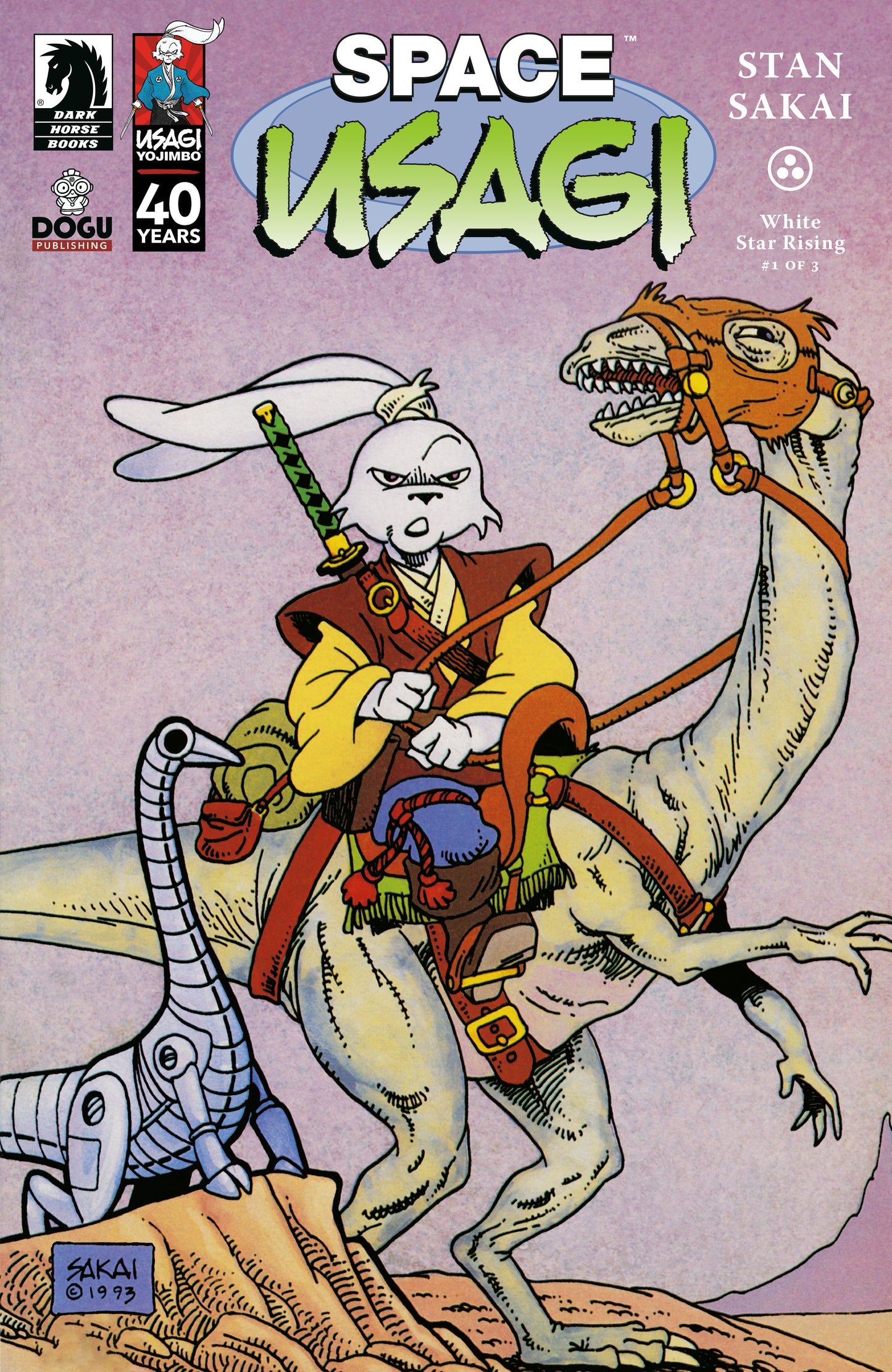 SPACE USAGI WHITE STAR RISING #1 CVR A SAKAI 2024 Usagi Yojimbo DARK HORSE PRH