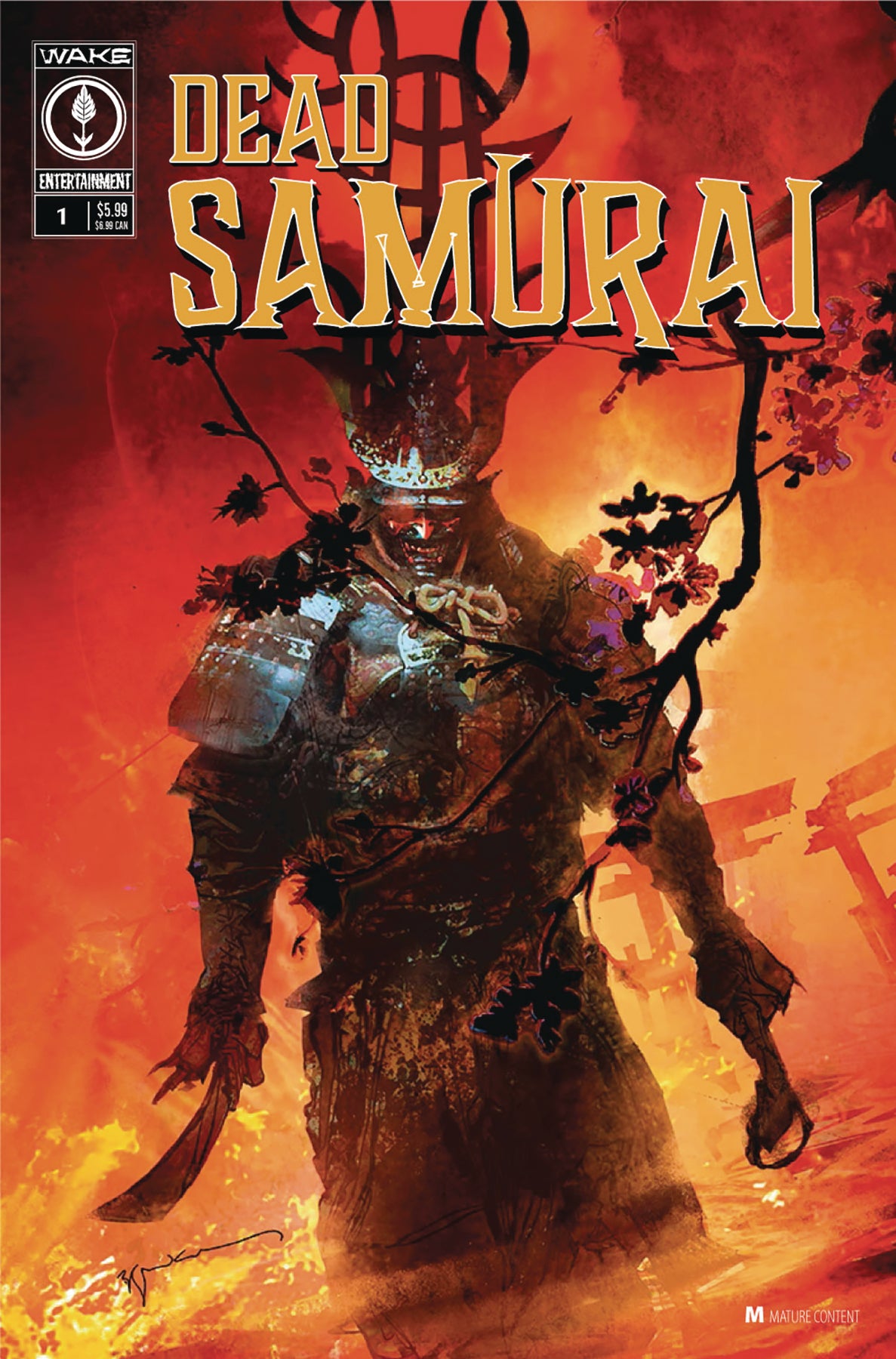 DEAD SAMURAI #1 CVR A BILL SIENKIEWICZ (MR) 2024 WAKE ENTERTAINMENT