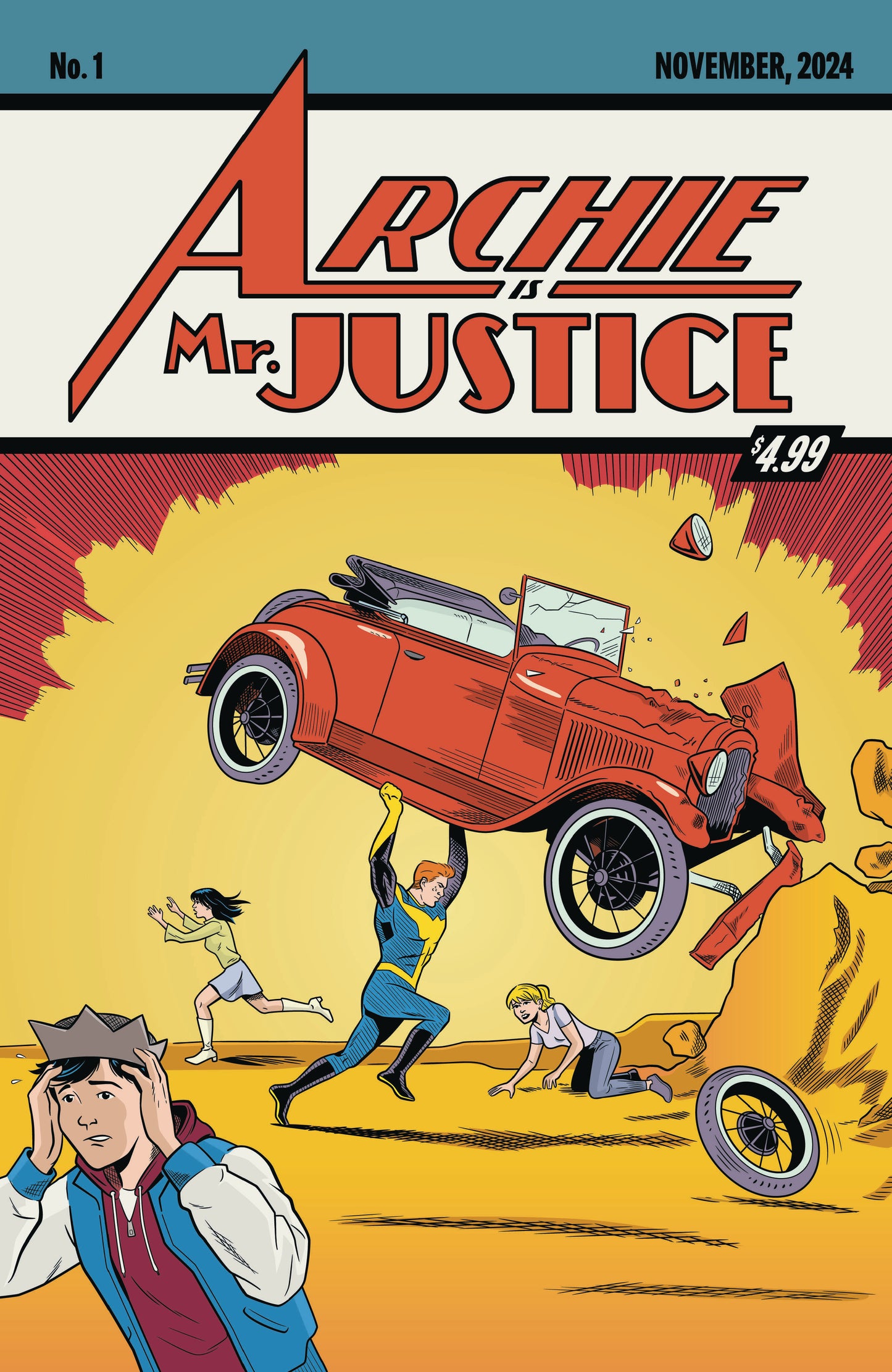 ARCHIE IS MR JUSTICE #1 (OF 4) CVR C HOMAGE MATT TALBOT 2024 Archie ARCHIE COMIC PUBLICATIONS