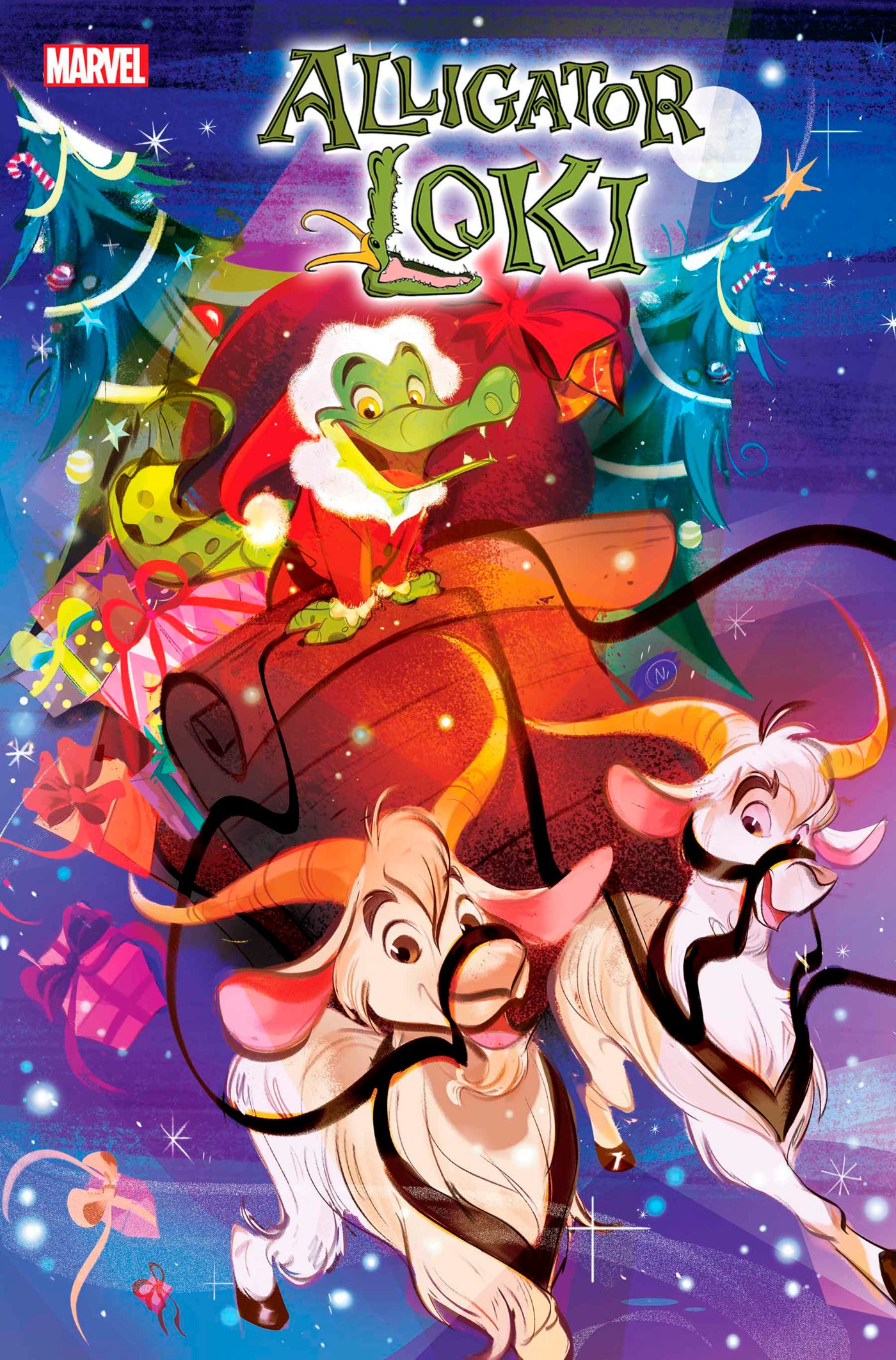 ALLIGATOR LOKI HOLIDAY SPECIAL #1 NICOLETTA BALDARI VARIANT 2024 Loki MARVEL PRH