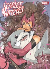 SCARLET WITCH #7 JEFF LAND SHARK PEACH MOMOKO VARIANT 2024 Scarlet Witch MARVEL PRH