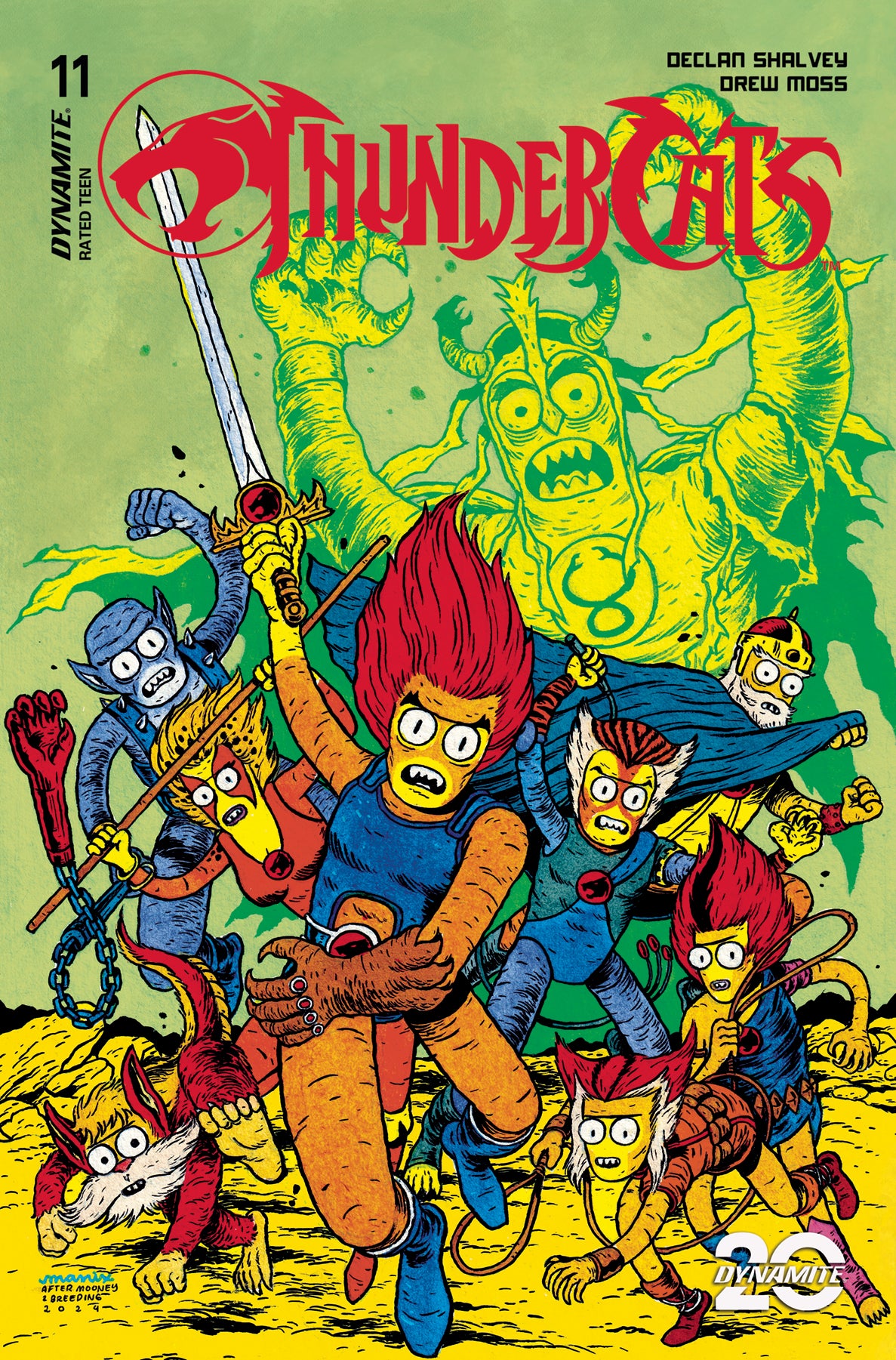 THUNDERCATS #11 CVR E MANIX VARIANT 2024 Thundercats DYNAMITE