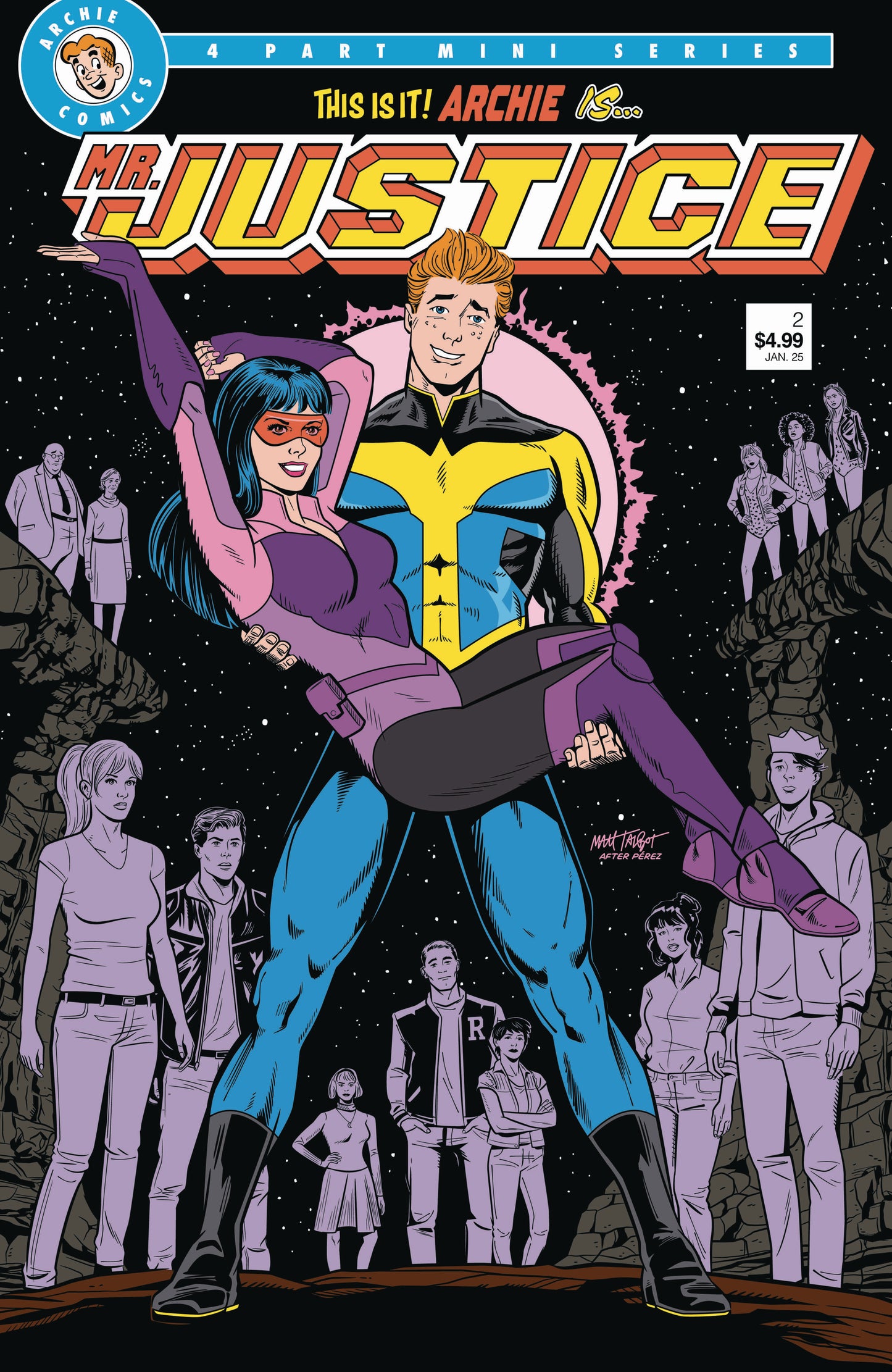 ARCHIE IS MR JUSTICE #2 (OF 4) CVR C MATT TALBOT 2025 ARCHIE COMIC PUBLICATIONS