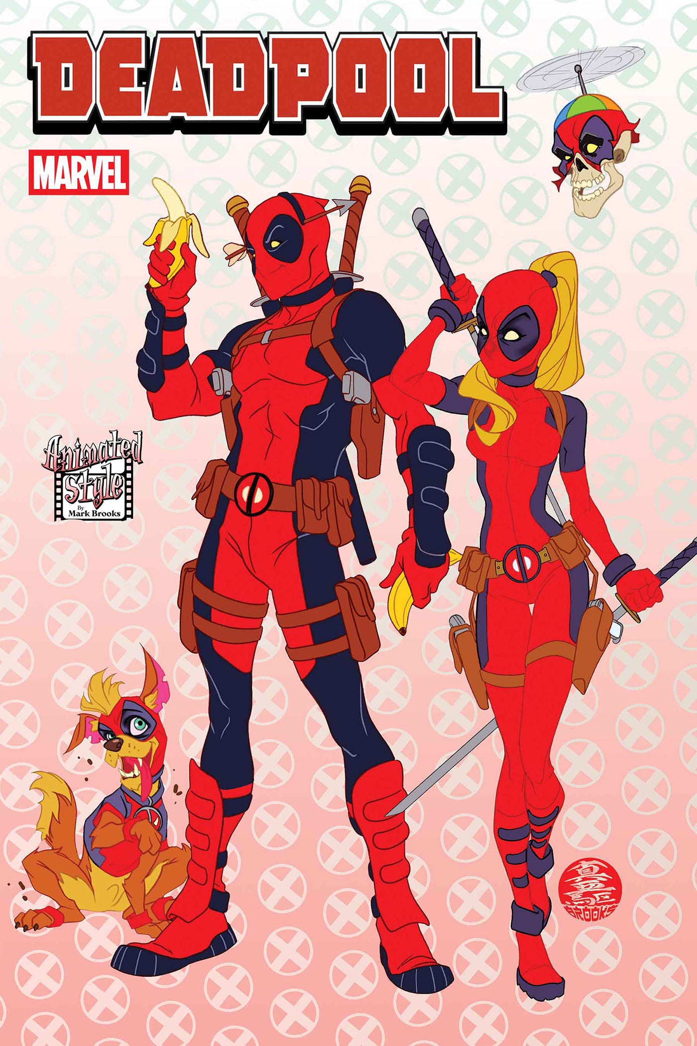 DEADPOOL #11 MARK BROOKS ANIMATED-STYLE VARIANT 2025 Deadpool MARVEL PRH