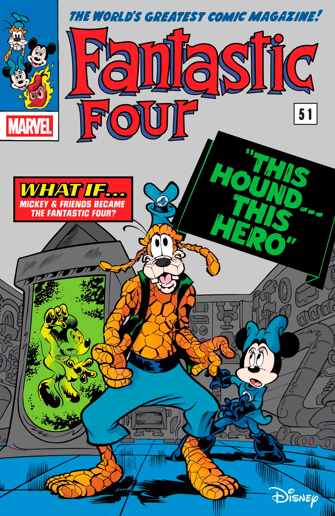 FANTASTIC FOUR #29 PAOLO MOTTURA DISNEY FANTASTIC FOUR VARIANT 2025 Fantastic Four MARVEL PRH