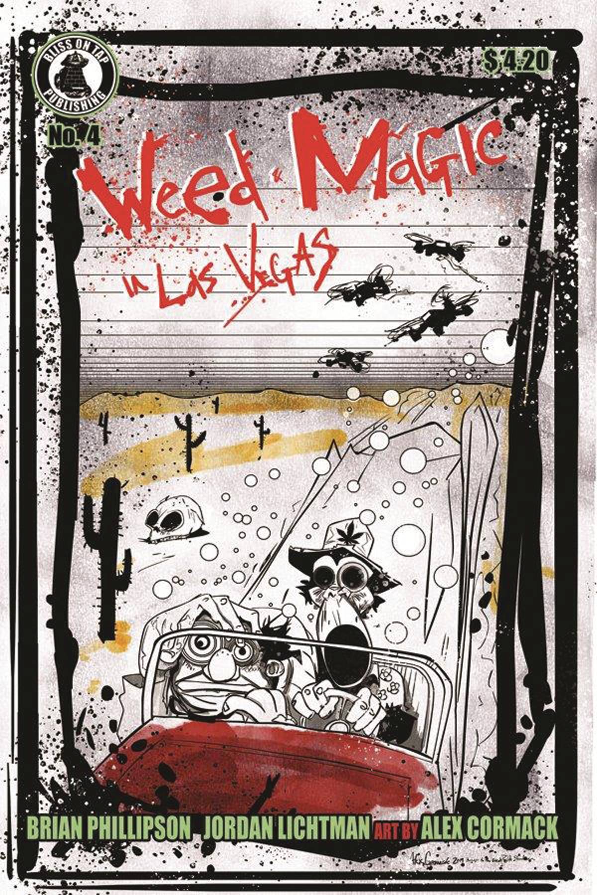 WEED MAGIC #4 (OF 4) FEAR AND LOATHING IN LAS VEGAS HOMAGE (MR) 2020 BLISS ON TAP