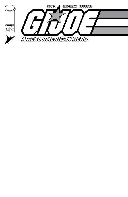 GI JOE A REAL AMERICAN HERO SILENT MISSIONS EDITION #21 CVR E BLANK SKETCH VARIANT 2025 GI Joe IMAGE COMICS