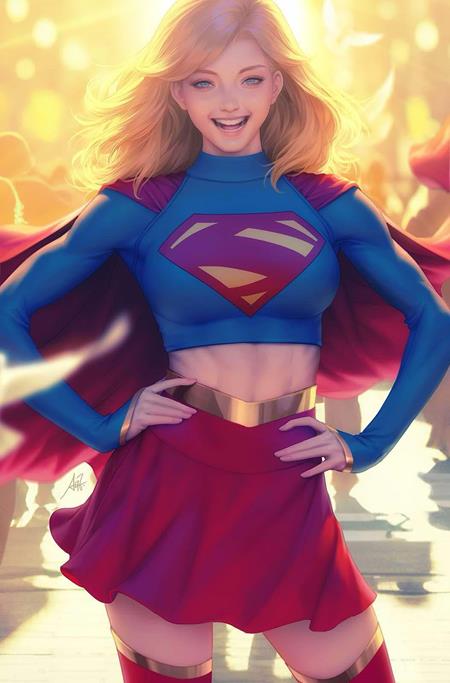 SUPERGIRL #1 CVR B STANLEY ARTGERM LAU CARD STOCK VARIANT 2025 DC COMICS