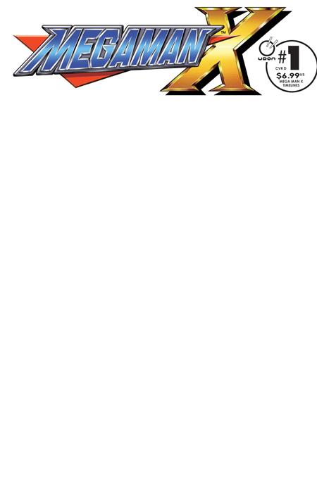 MEGA MAN X TIMELINES #1 CVR D BLANK SKETCH 2025 Mega Man UDON ENTERTAINMENT