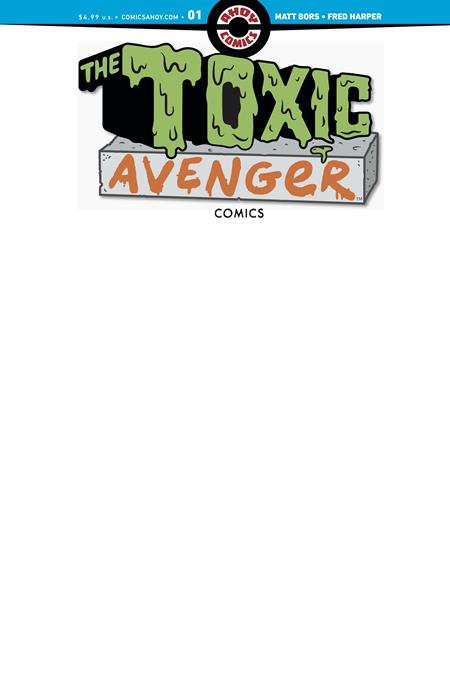 TOXIC AVENGER COMICS #1 CVR C BLANK SKETCH (MR) 2025 AHOY COMICS