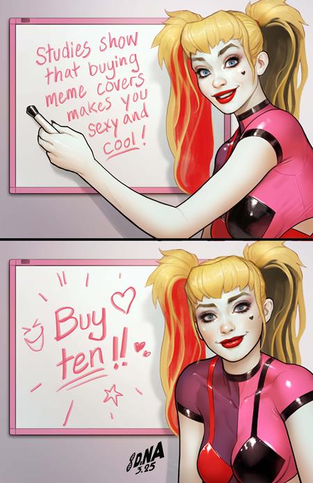 HARLEY QUINN #53 CVR B DAVID NAKAYAMA CARD STOCK VARIANT 2025 Harley Quinn DC COMICS