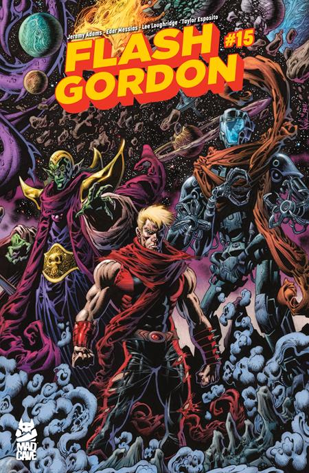 01/14/2026 FLASH GORDON #15 CVR B KYLE HOTZ DAN BROWN VAR MAD CAVE STUDIOS