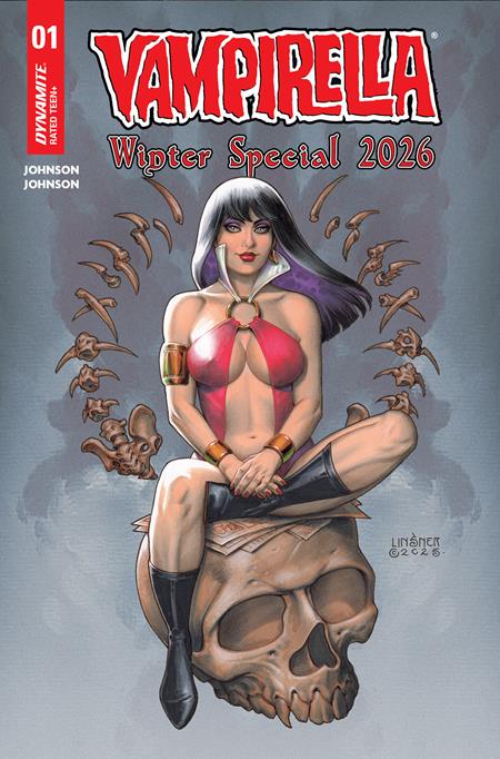 01/28/2026 VAMPIRELLA WINTER SPECIAL 2026 #1 (ONE SHOT) CVR B JOSEPH MICHAEL LINSNER VAR DYNAMITE ENTERTAINMENT