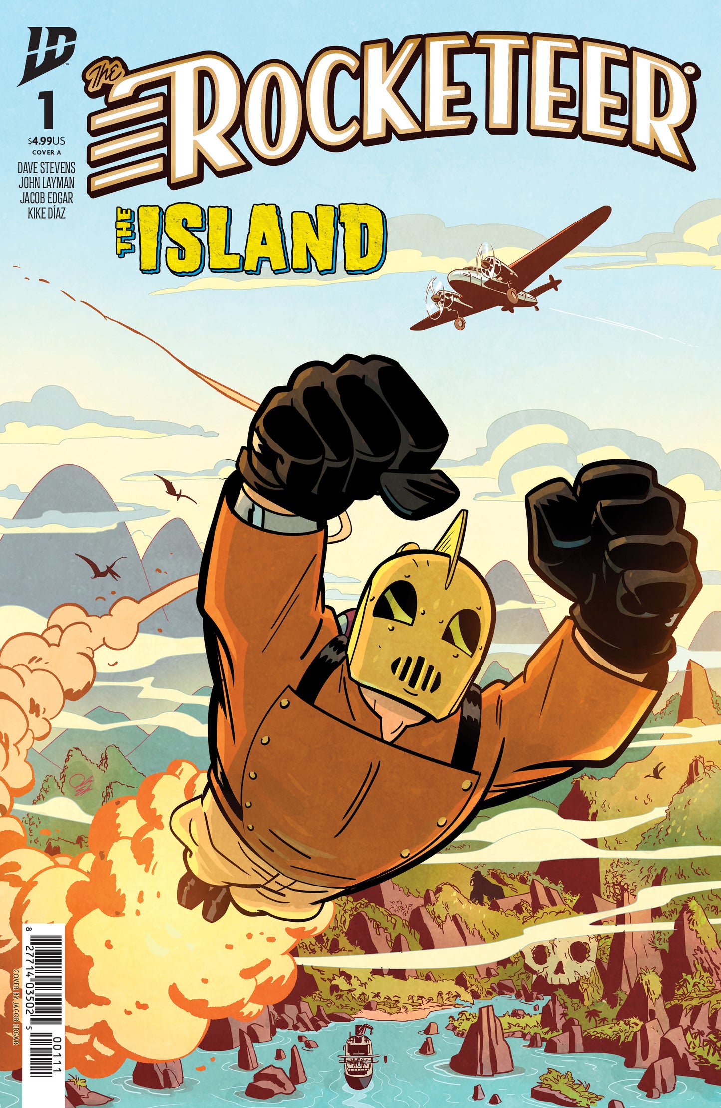 02/25/2026 The Rocketeer: The Island #1 Cover A (Edgar) IDW Publishing