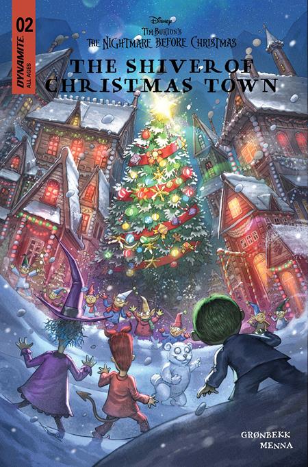 TIM BURTONS THE NIGHTMARE BEFORE CHRISTMAS THE SHIVER OF CHRISTMAS TOWN #2 CVR C ALAN QUAH VARIANT 2026 Nightmare Before Christmas DYNAMITE ENTERTAINMENT