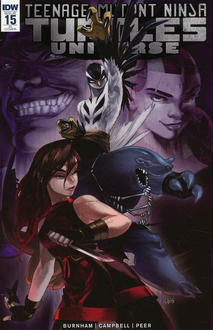 TEENAGE MUTANT NINJA TURTLES TMNT UNIVERSE #15 1:10 VARIANT 2017 TMNT IDW PUBLISHING