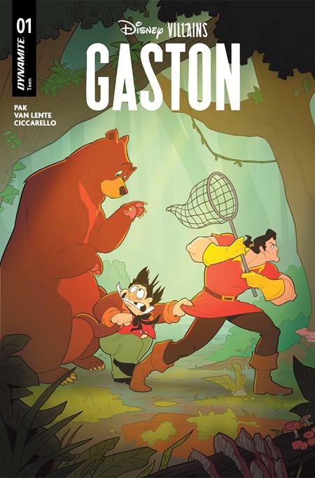 03/04/2026 DISNEY VILLAINS GASTON #1 CVR B TED BRANDT AND RO STEIN VAR DYNAMITE ENTERTAINMENT
