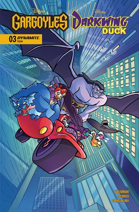 03/04/2026 GARGOYLES DARKWING DUCK #3 CVR A TAD STONES DYNAMITE ENTERTAINMENT