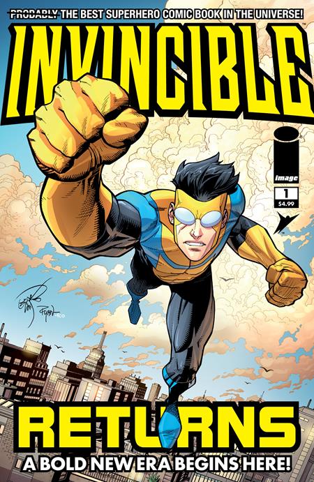 03/25/2026 INVINCIBLE RETURNS FACSIMILE EDITION #1 CVR B ERIK LARSEN & RYAN OTTLEY VAR IMAGE COMICS